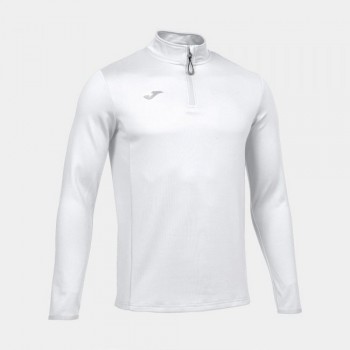 Joma RUNNING NIGHT SWEATSHIRT WHITE ZIPTOP weiss