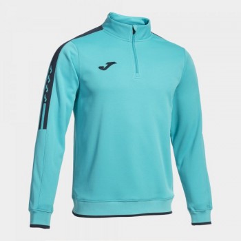 Joma SUDADERA OLIMPIADA TURQUESA FL ZIPTOP neon-blau