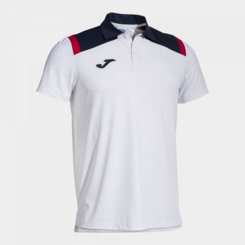Joma TOLEDO SHORT SLEEVE POLO WHITE Poloshirts weiss