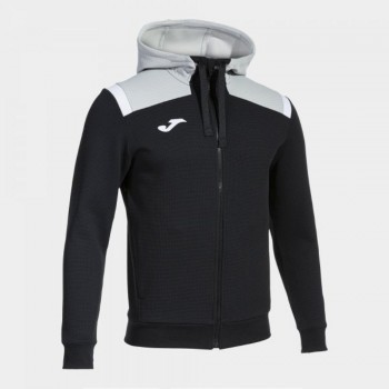Joma TOLEDO ZIP-UP HOODIE BLACK Jacken schwarz