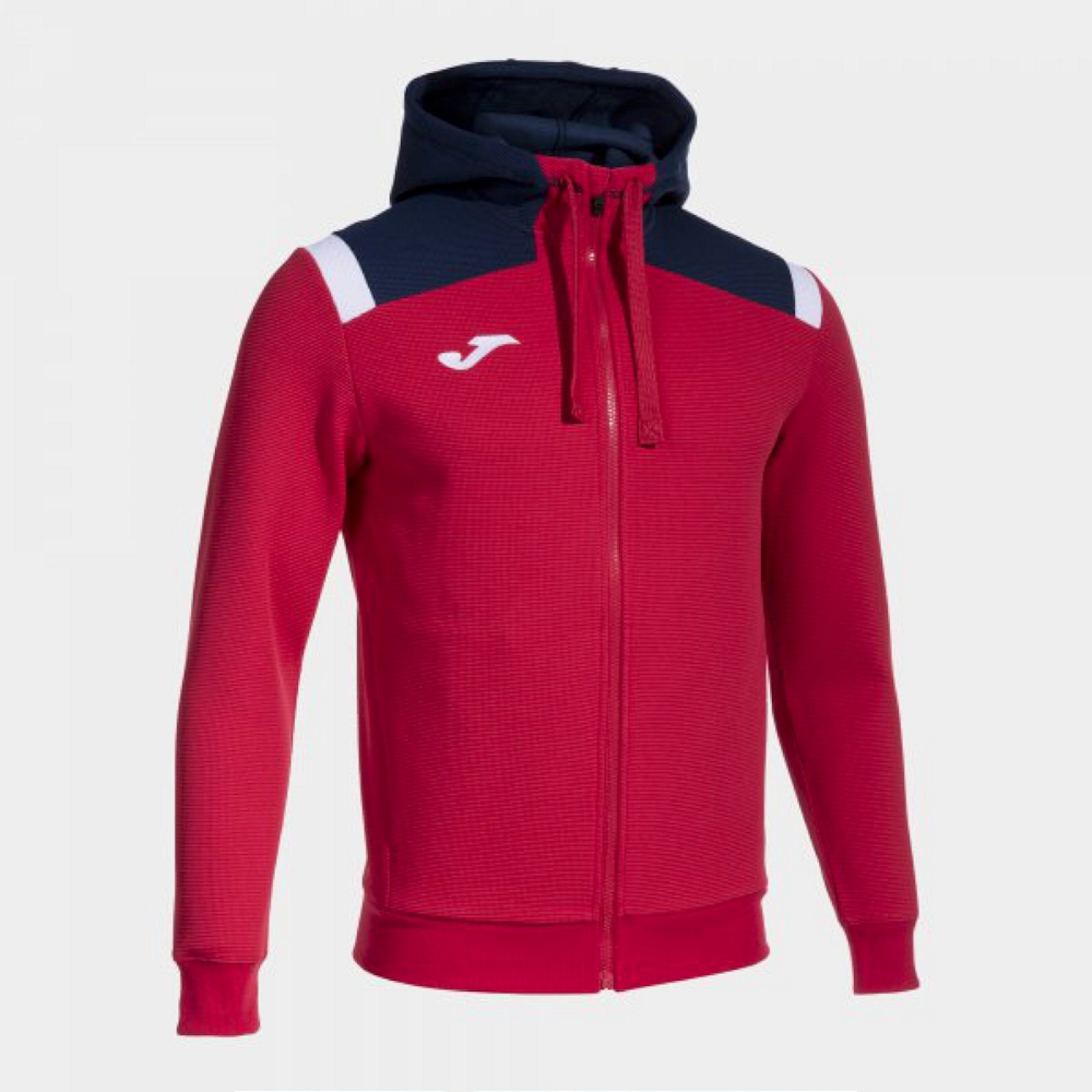 Joma TOLEDO ZIP-UP HOODIE RED NAVY ZIP HOODIE rot