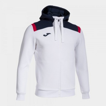 Joma TOLEDO ZIP-UP HOODIE WHITE NA Sweatjacken weiss