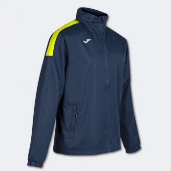 Joma TRIVOR RAINCOAT NAVY FLUOR YELLOW Regenjacken navy