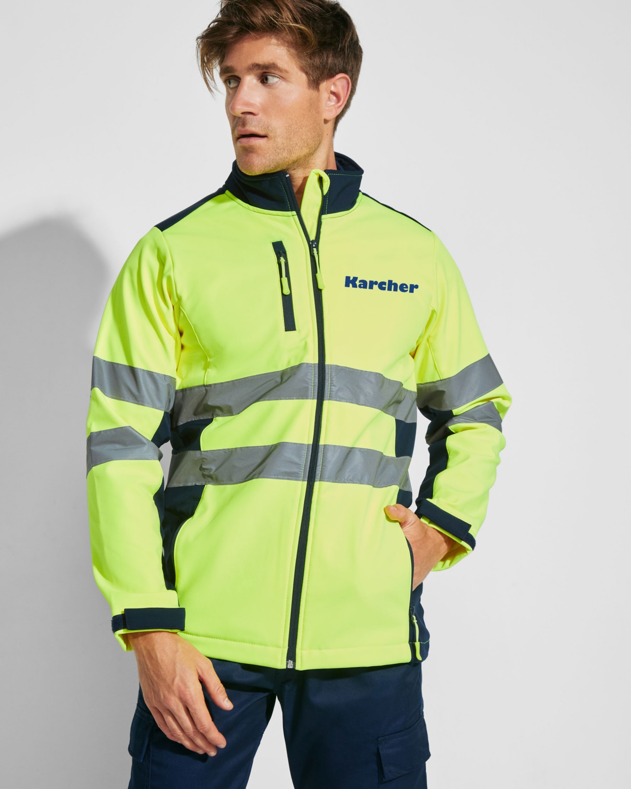 Soft shell hi vis discount