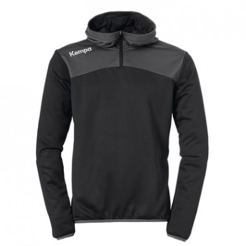 Kempa EMOTION 2.0QUARTER ZIP HOODY ZIP HOODIE schwarz
