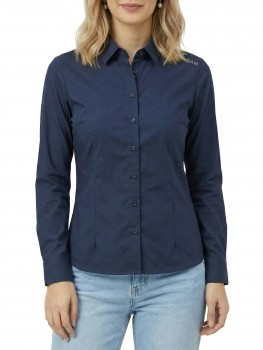LAMINAM HYBRID BLUSE NAVY | yam yam world