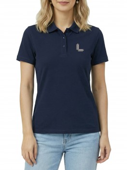LAMINAM POLO-SHIRT DAMEN NAVY | yam yam world