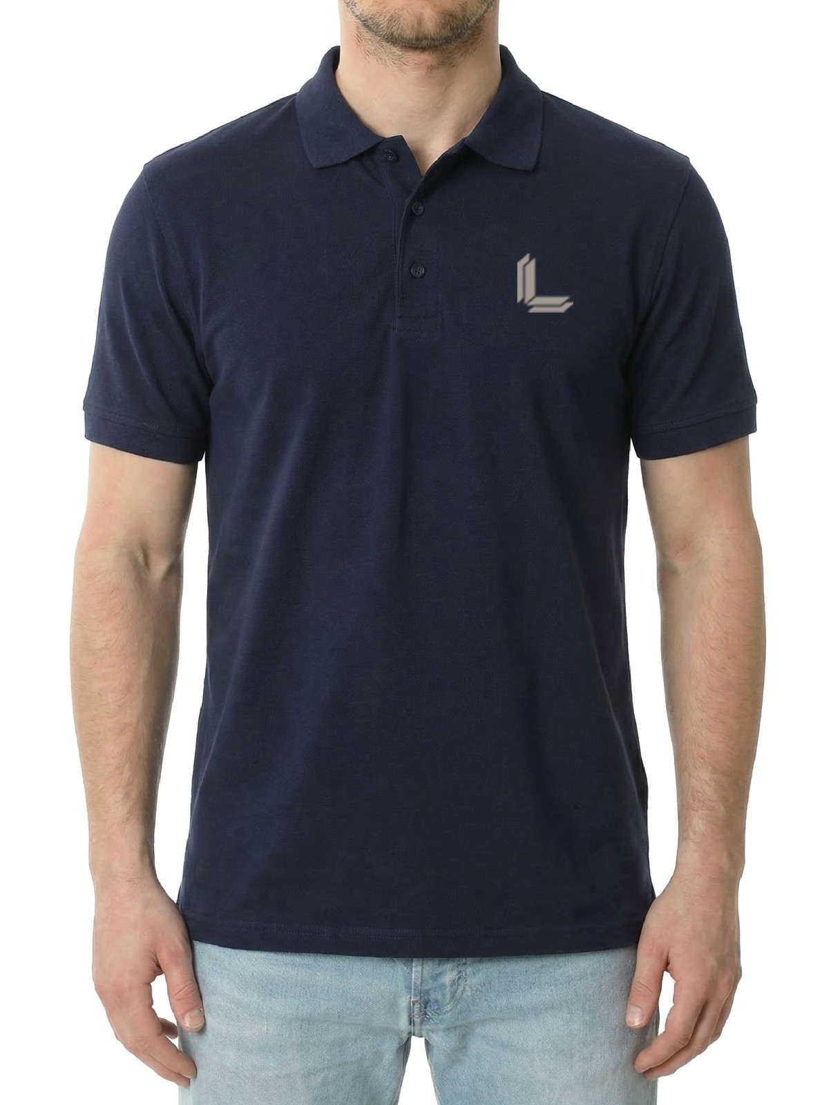 LAMINAM POLO-SHIRT HERREN NAVY