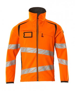 MASCOT 19002 SOFT SHELL JACKEN neon-orange | yam yam world