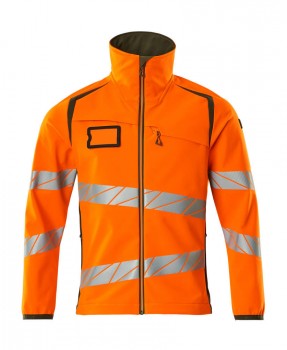 MASCOT 19002 SOFT SHELL JACKEN neon-orange | yam yam world