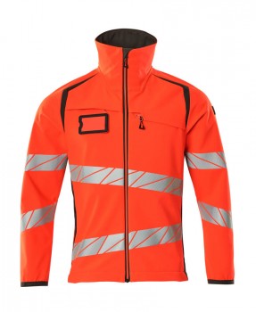 MASCOT 19002 SOFT SHELL JACKEN neon-rot | yam yam world