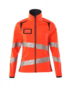 MASCOT 19012 SOFT SHELL JACKEN neon-rot | yam yam world