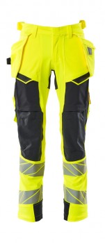 MASCOT 19031 HANDWERKERHOSEN neon-gelb | yam yam world