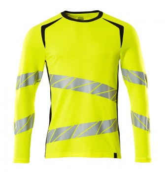 MASCOT 19081 LANGARM T-SHIRTS neon-gelb | yam yam world