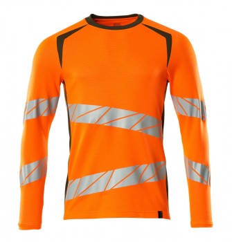 MASCOT 19081 LANGARM T-SHIRTS neon-orange | yam yam world