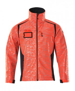 MASCOT 19202 SOFT SHELL JACKEN neon-rot | yam yam world