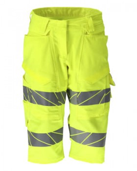 MASCOT 19248 3/4 ARBEITSHOSEN neon-gelb | yam yam world