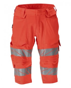 MASCOT 19249 3/4 ARBEITSHOSEN neon-rot | yam yam world