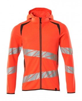 MASCOT 19284 KAPUZENPULLOVER neon-rot | yam yam world