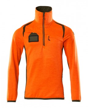 MASCOT 19303 FLEECEPULLOVER neon-orange | yam yam world