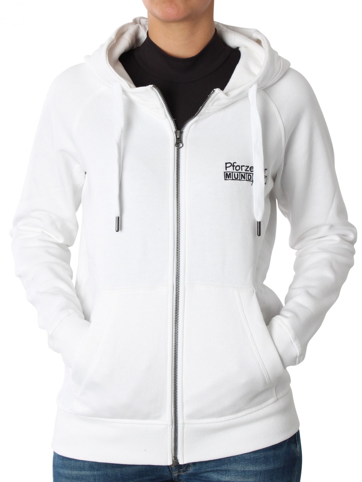 MUNDART DAMEN KAPUZENSWEATJACKE