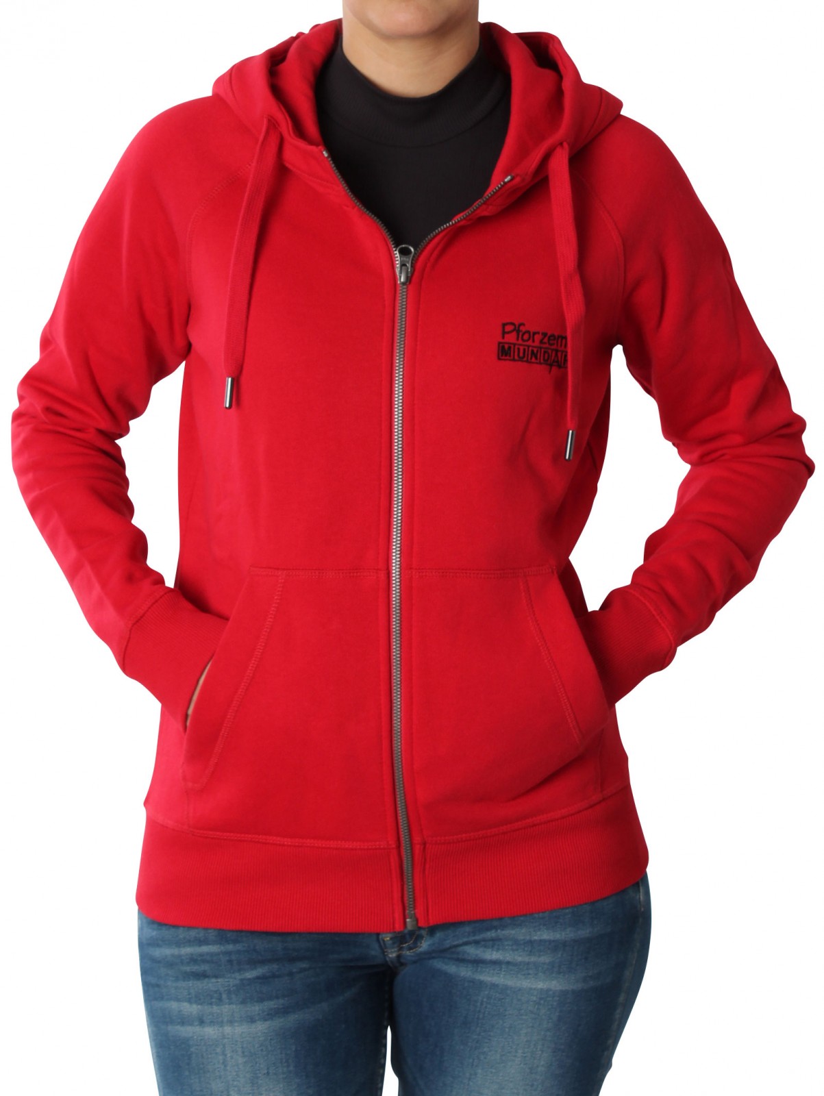 MUNDART DAMEN KAPUZENSWEATJACKE
