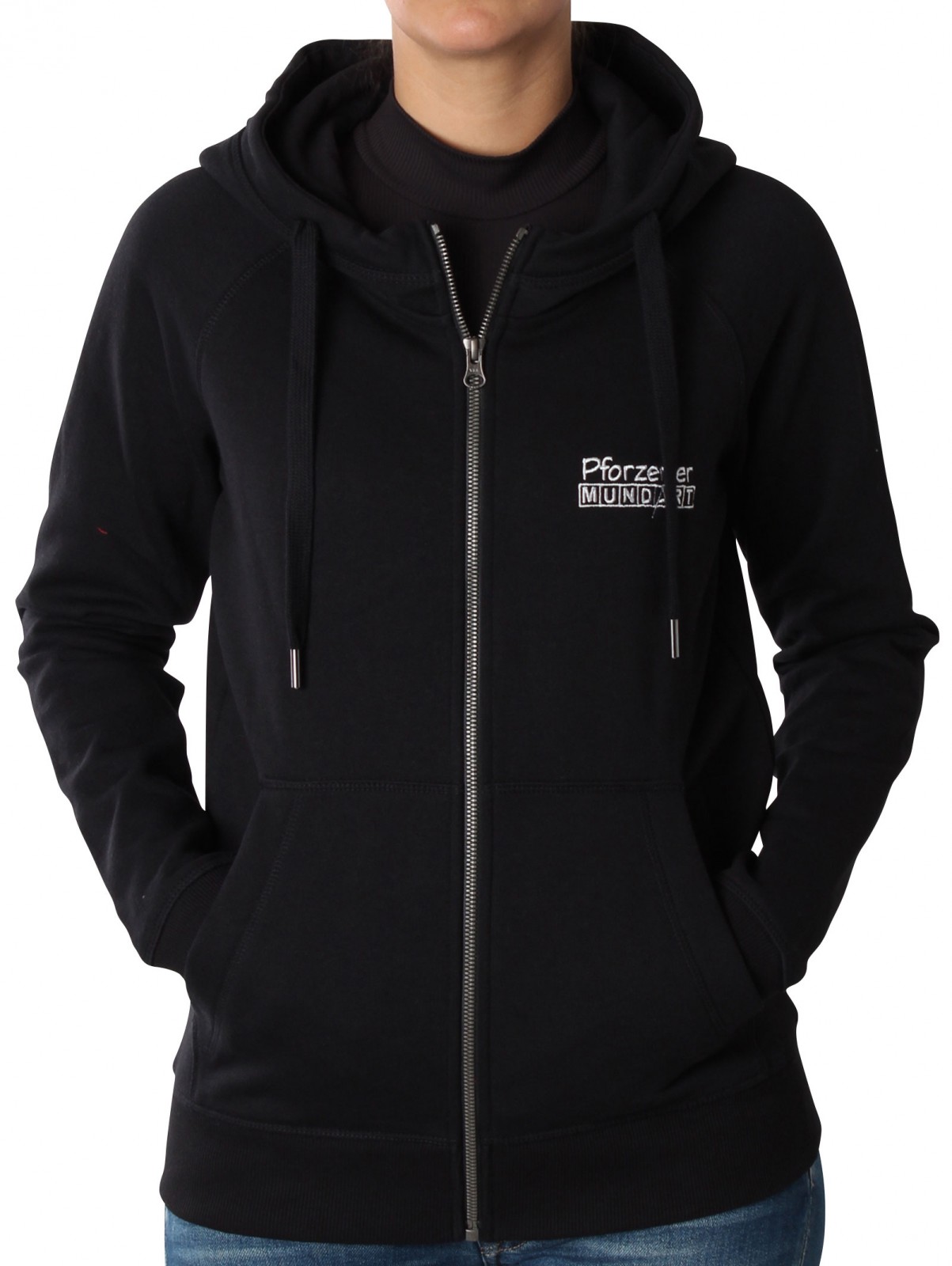MUNDART DAMEN KAPUZENSWEATJACKE