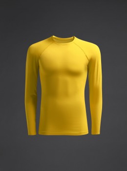 MUSAI MU0109 THERMOSHIRT gelb | yam yam world