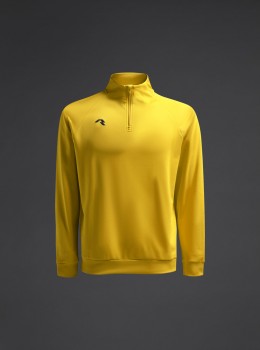 MUSAI MU0306 ZIP SWEATSHIRT gelb | yam yam world