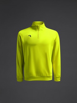 MUSAI MU0306 ZIP SWEATSHIRT neon-gelb | yam yam world