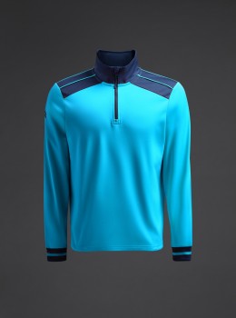 MUSAI MU0308 ZIP SWEATSHIRT t�rkis | yam yam world