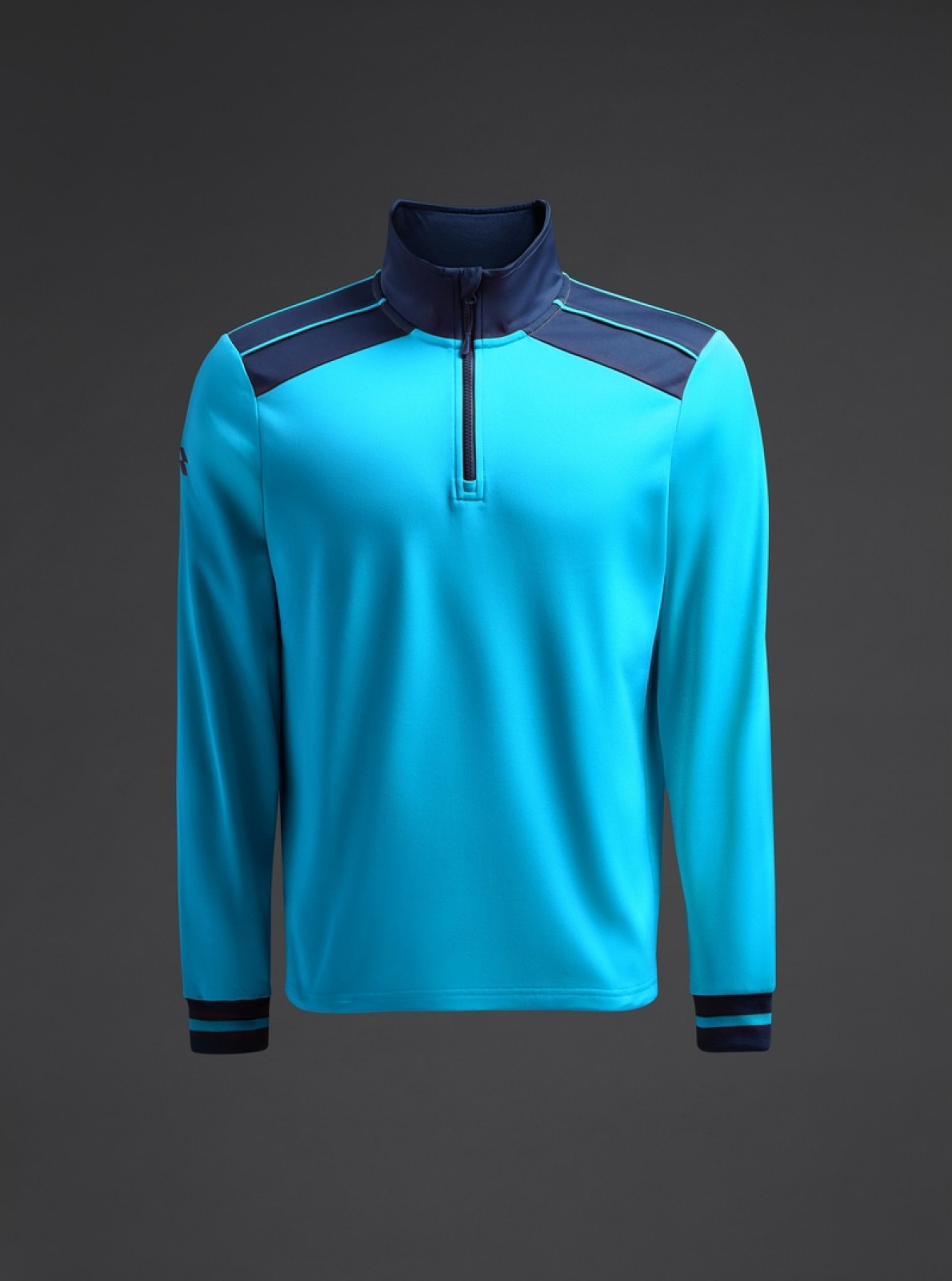 MUSAI MU0308 ZIP SWEATSHIRT t�rkis