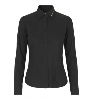 NORRENBROCK HYBRID BLUSE DAMEN BLACK | yam yam world