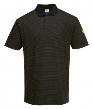 PORTWEST AS21 - ANTISTATIK ESD POLO-SHIRT schwarz