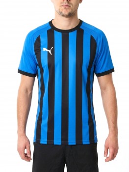 Puma 706551 KURZARM TRIKOT LIGA26 STRIPED blau