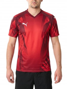 Puma 706654 KURZARM TRIKOT FINAL26 GRAPHIC+ rot