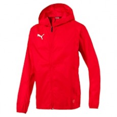 Puma LIGA TRAINING RAIN JACKET CORE REGENJACKE rot