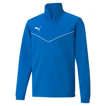Puma TEAMRISE 1/4 ZIP TOP JR ZIP TOP blau | yam yam world