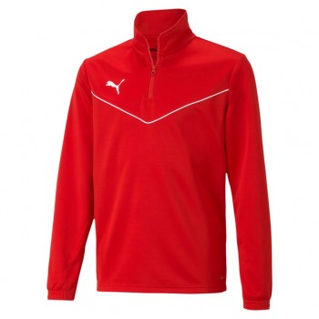 Puma TEAMRISE 1/4 ZIP TOP JR ZIP TOP rot | yam yam world