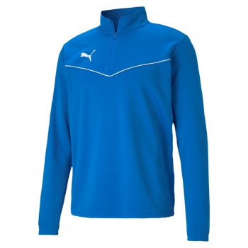Puma TEAMRISE 1/4 ZIP TOP ZIP TOP blau | yam yam world