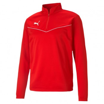 Puma TEAMRISE 1/4 ZIP TOP ZIP TOP rot | yam yam world