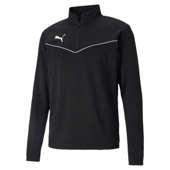 Puma TEAMRISE 1/4 ZIP TOP ZIP TOP schwarz | yam yam world