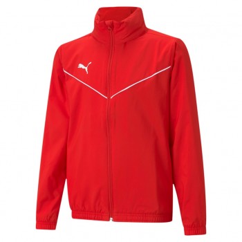 Puma TEAMRISE ALL WEATHER JKT JR ALLWETTERJACKE rot