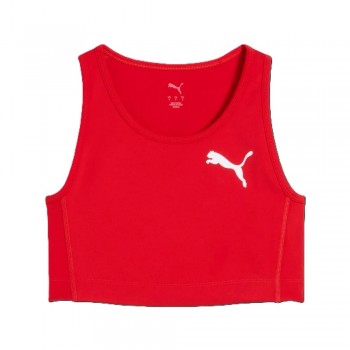 Puma W CROSS THE LINE CROP TOP 3.0 TOP rot | yam yam world