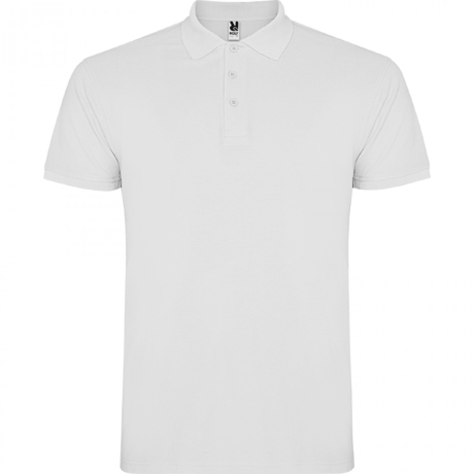 Roly PO6638 POLOSHIRT weiss