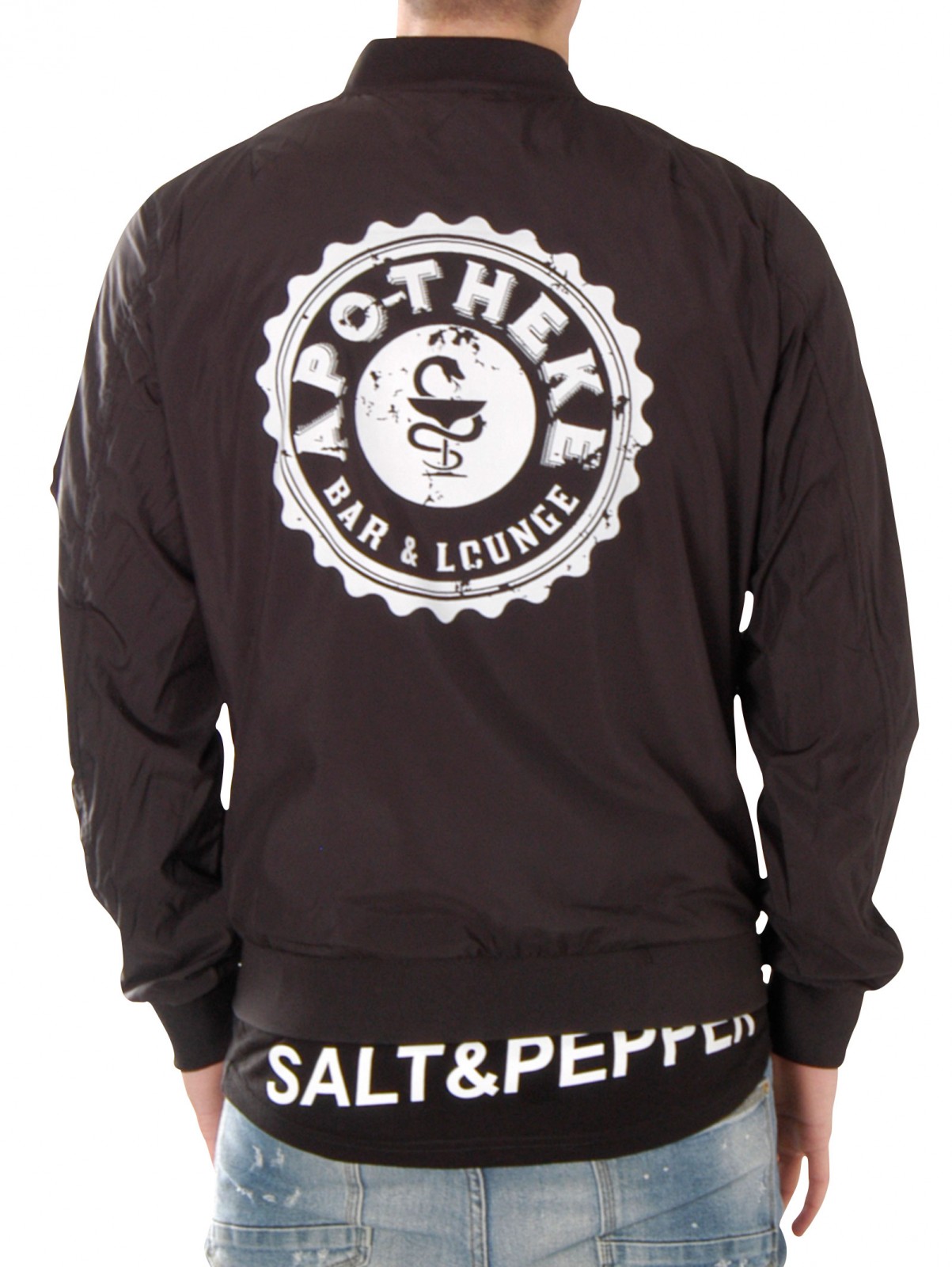 SALT & PEPPER BOMBER JACKET LIGHT > yamyamworld.de