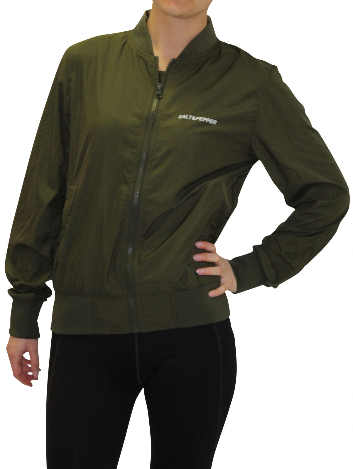 SALT & PEPPER BOMBER JACKET LIGHT > yamyamworld.de