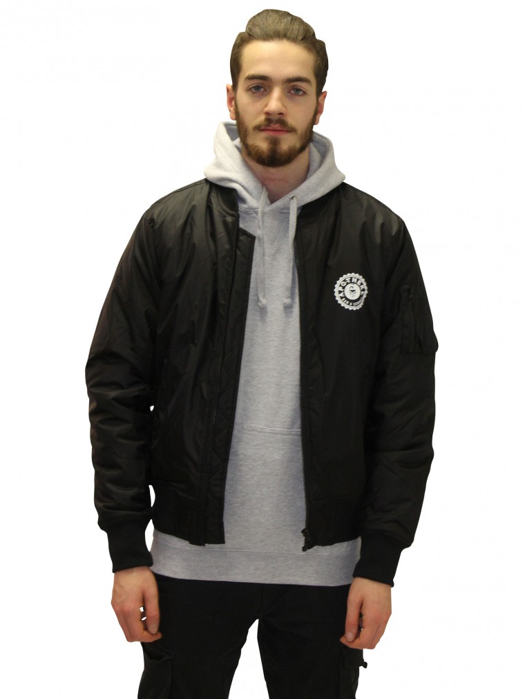 SALT & PEPPER BOMBER JACKET > yamyamworld.de