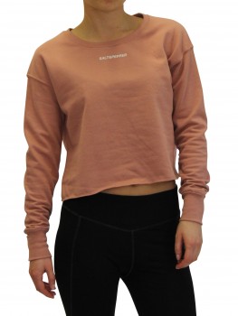 SALT & PEPPER LOOSE CROPPED SWEAT | yam yam world