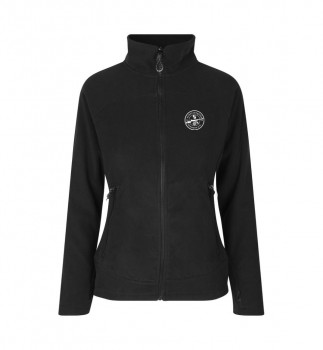 SGI SCHWANN FLEECE-JACKE DAMEN SCHWARZ | yam yam world